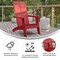 Flash Furniture Red Modern Dual Slat Back Adirondack Chair JJ-C14509-RED-GG - alternate 10